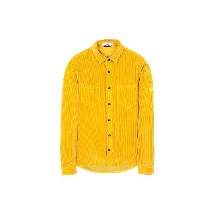 

Stone Island Corduroy Loose Fit Long Sleeve Jacket Men Jacket Yellow 691511239-V0034 XXL