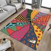 1PC Pattern Shapes Extra Large Non Slip Floor Carpet, Office, Family, Bedroom Large Area Rug Indoor Rugs, Vibrant Colors