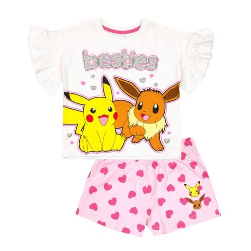 Pokemon Girls Besties Frill Short Pyjama Set