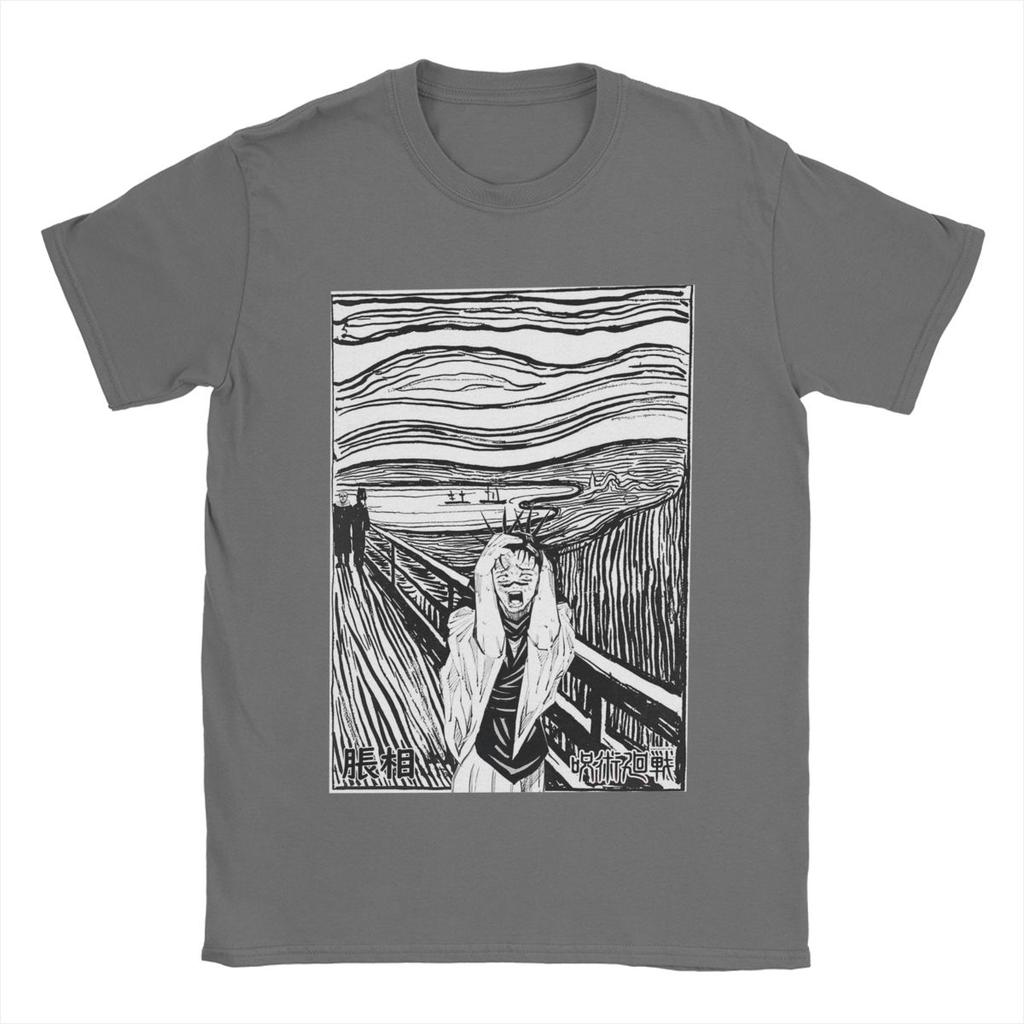 Choso JJK Anime T-Shirt Men Funny 100% Cotton Tee Shirt Round Collar Short Sleeve T Shirt Party Tops