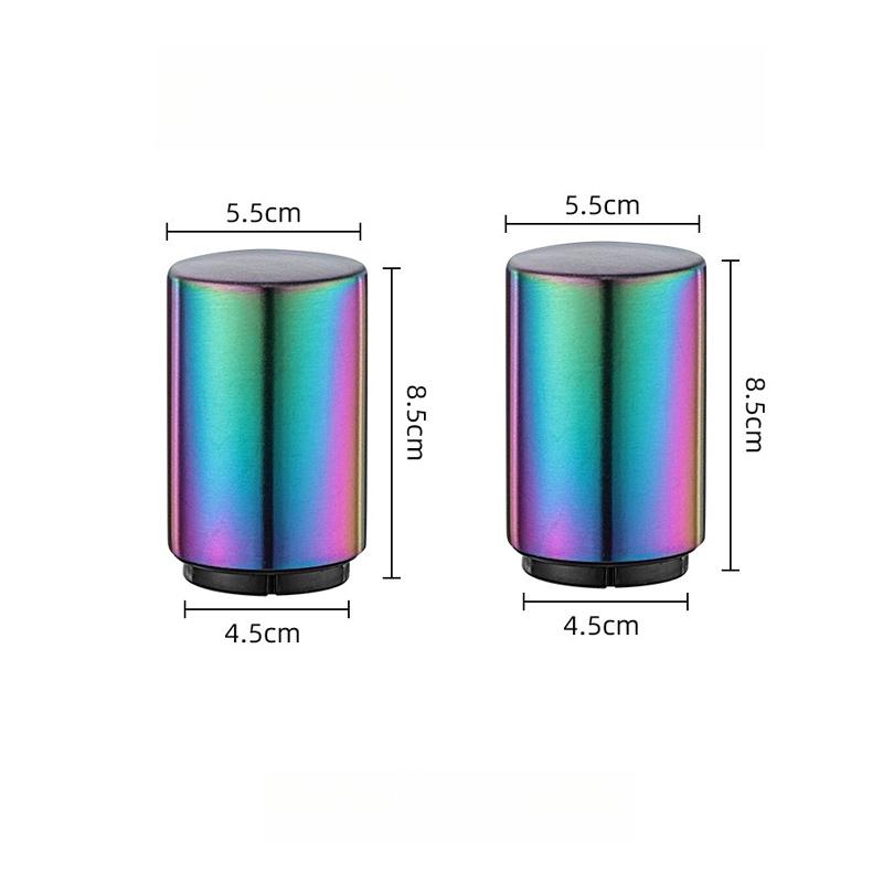 2pcs Red Wine Bottle Opener Party Colorful Beer Bottle Opener Stainless Magnet Beer Opener Home Kitchen Accessories Bar Supplies