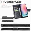 For Samsung Galaxy A24 4G (162.1 X 77.6 X 8.3mm) Stand Wallet Case PU Leather Butterfly Imprinted Flip Phone Cover