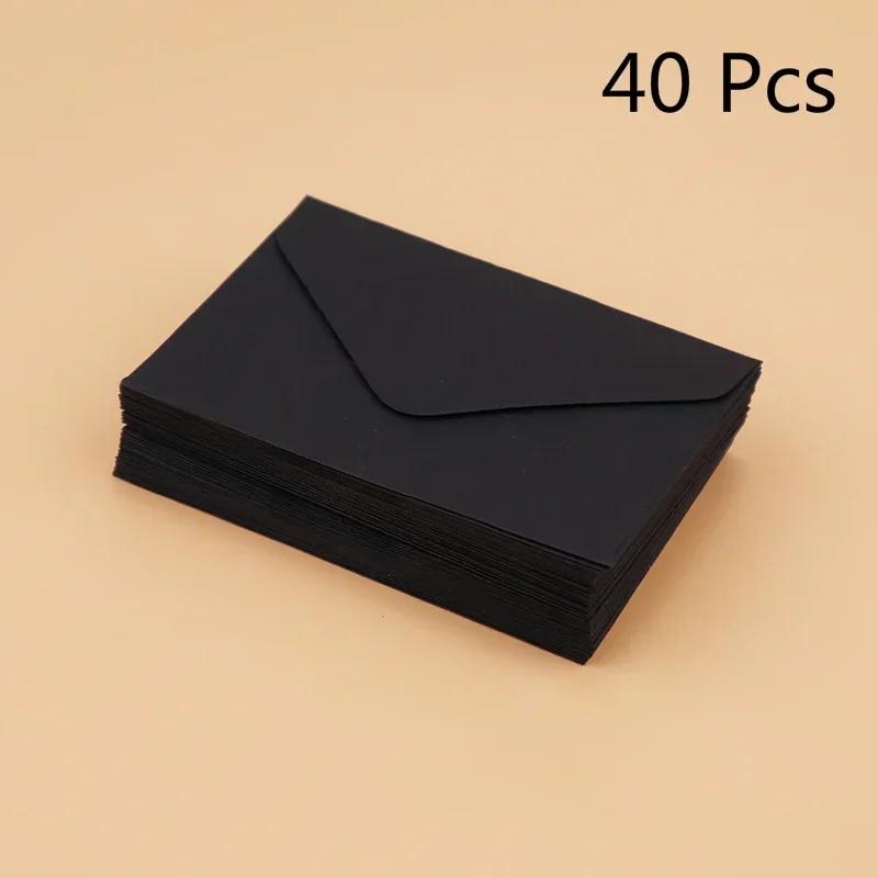 10/20/40/80PCS Gift Envelope Blank Mini Paper Window Envelopes Wedding Invitation Envelope Envelopes for Letters  Mailers