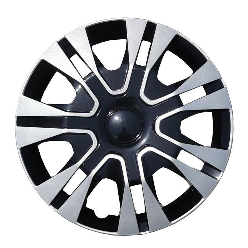 Car Wheel Hub Cover with Iron Steel Ring and Plastic Decorative Cover In Various Sizes 12-17 Inches.