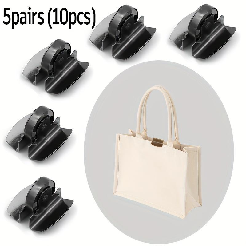 5 Pairs (10pcs) of Metal Seamless Magnetic Clasps, Suitable for Bags, Magnetic Snap Buttons, Fasteners, Ideal for Handbags