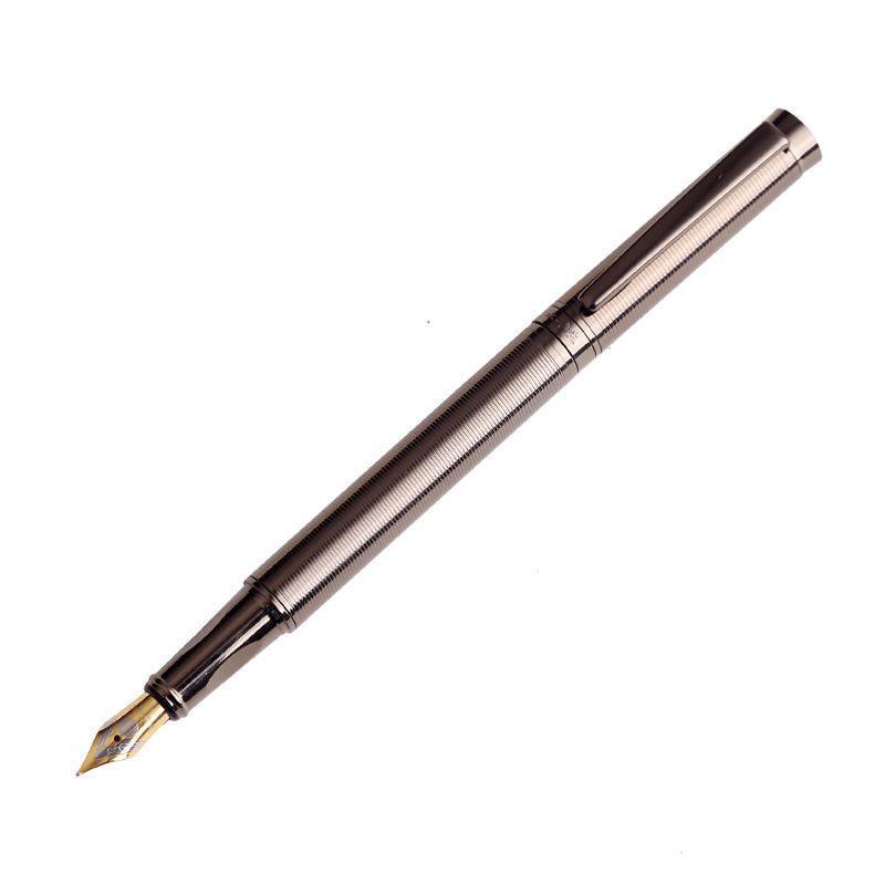 Gold Brass Alloy Fountain Pen: Premium Calligraphy & Office Gift