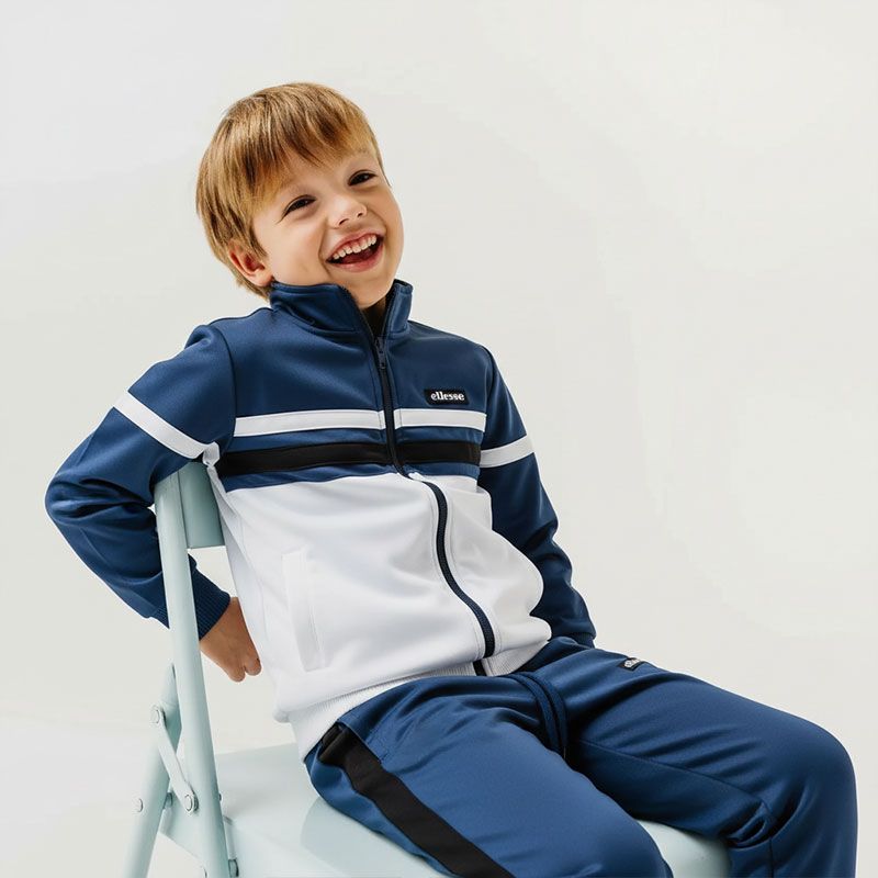 Striped Tracksuit Zip-up Jacket Jogging Pants Child ELLESSE