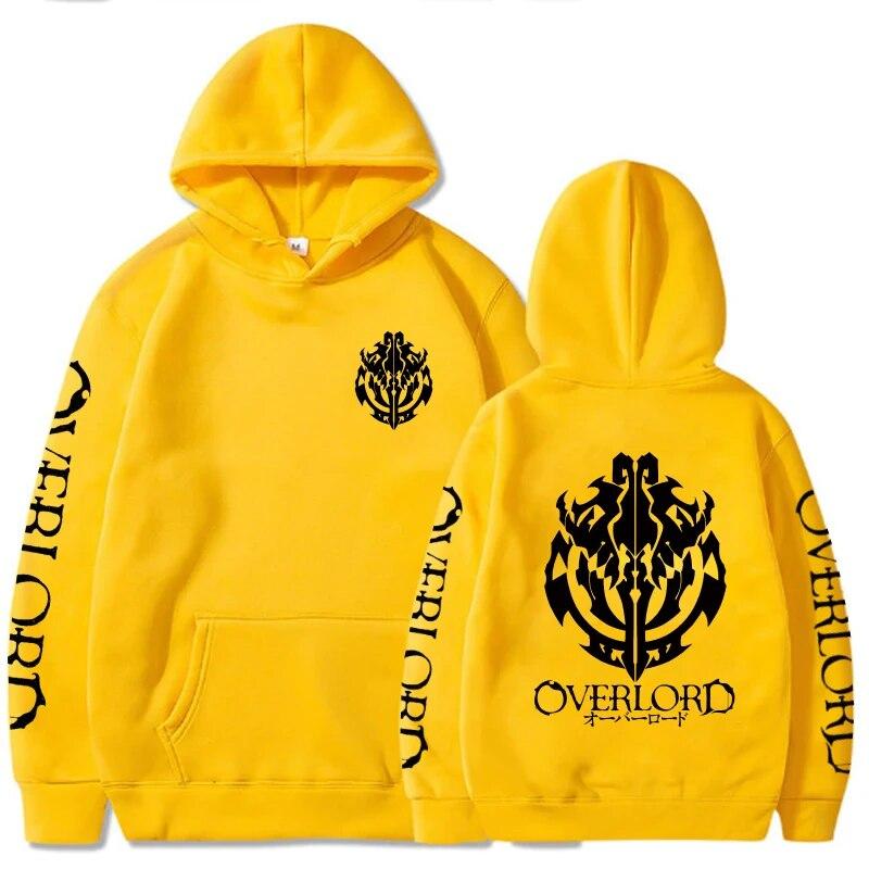 Nové Anime Overlord Mikiny Potištěné Unisex Dámská Móda Streetwear Mikiny Mikiny Harajuku Pulovry Unisex Tepláky Oblečení