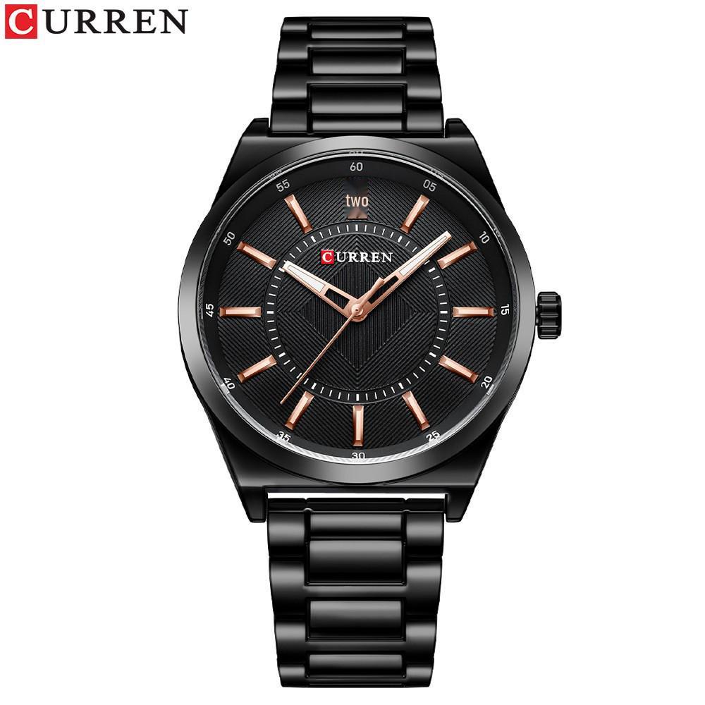 Curren 8407 Men's Quartz Business Watch with Steel Band