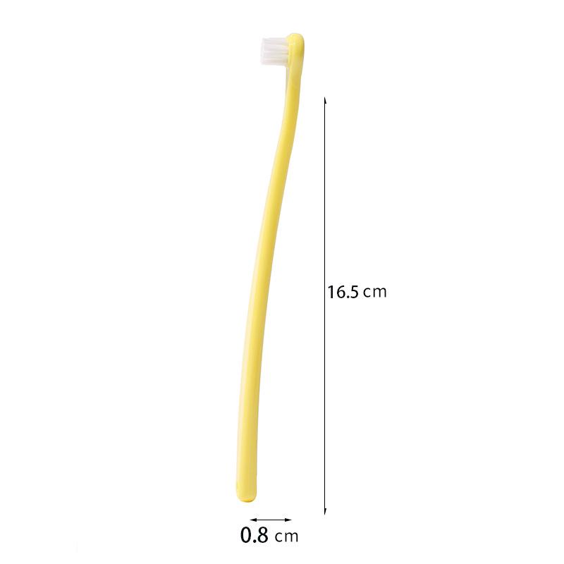 Round Head Pet Toothbrush with Soft Bristles for Cats and Dogs