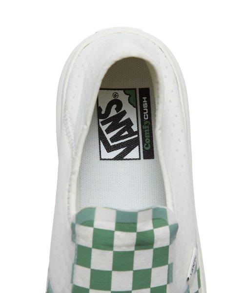 [Vans] ComfyCush One - Checkerboard Green:Marshmallow VN0A45J5V0N1