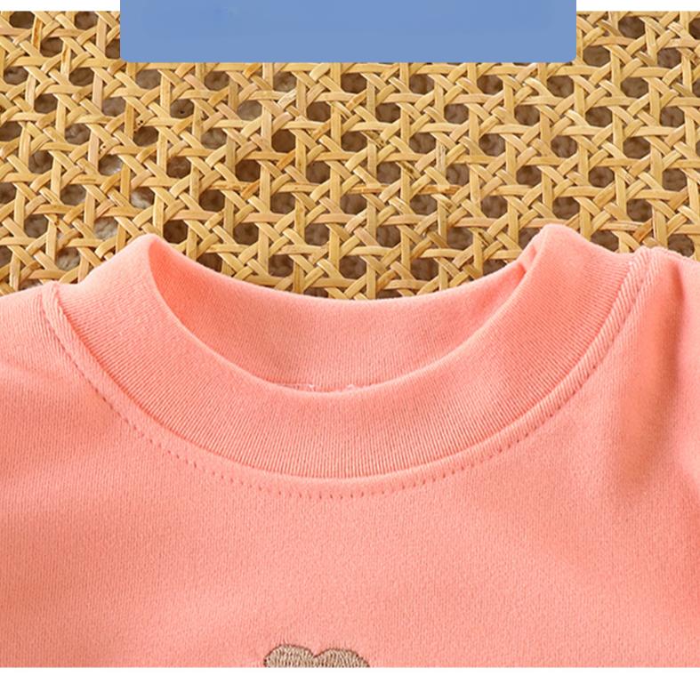 Mädchen Langarmshirt Schlichtes Kinder Base T-Shirt Pullover