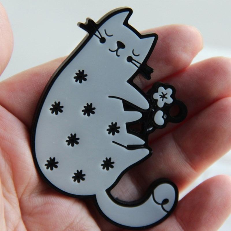 Creative Silicone Casting Molds Cats Shape Necklace Molds Suitable for Making Animal Necklace and Earrings Pendant
