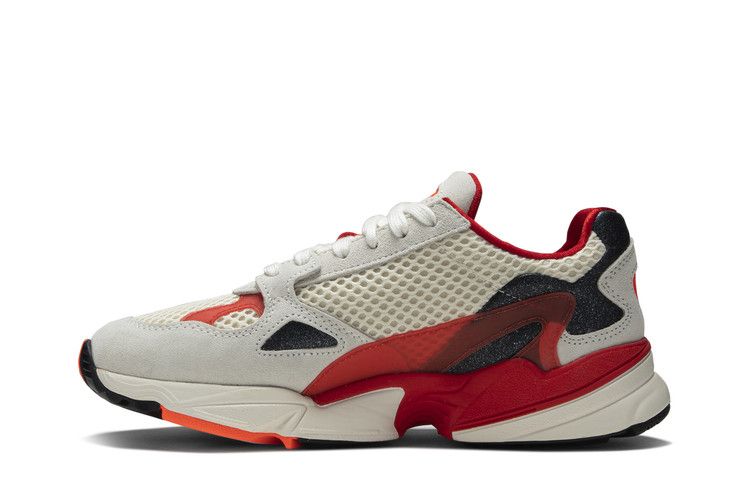 Damen Sneaker adidas Falcon Fiourucci (Damen) Off-White/Rot/Solarorange