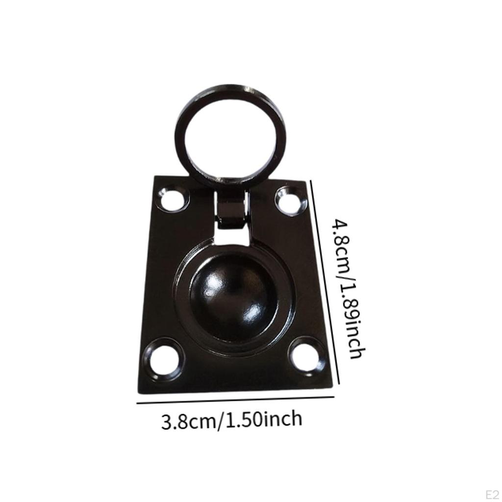 Flush Runde Pull Boot Luke Griff Elegante Saving Platz Edelstahl Einbau für