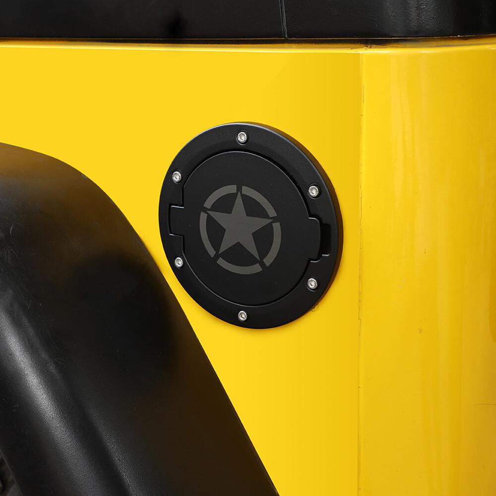 Door Fuel Filler Tank Cover Gas Cap For Jeep Wrangler TJ 1997-2006 Accessories