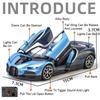1:32 Tourbillon Bolide Alloy Diecast Sports Car Model Toys Sound Light Pull Back Doors Opened Miniature Vehices Adult Boys Gifts