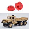 4PCS Mini RC Car Wheel Hex Adapter 12 To 17 for HSP 110 Electric Road Vehicle Truck (red)