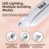 With LED Lamp Electric Dog Nail Grinder Rechargeable Pet Paws Trimmer  Small Animals