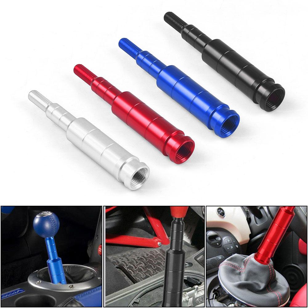 133mm Aluminium Schaltknauf Extender Verlängerung Hebel Getriebe Manuelle Shifter Stange M10x1,5 Gerade Hebel Extender Für Honda