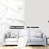 70X100cm Neutral Solid Color 3D Wall Sticker Self Adhesive Removable Wall Covering for Home Interior Decor