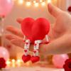 3D Printed Heart-Shaped Decorative Ornament, Shaped Desktop Desk Entryway Decoration, Valentine's Day Gift