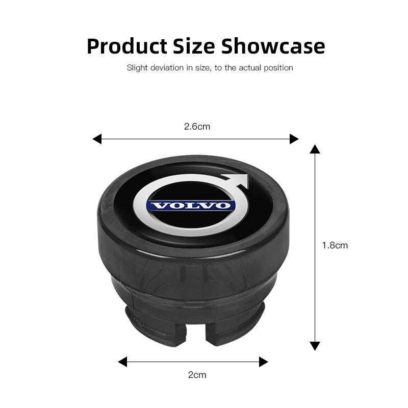 Car Cigarette Lighter Decoration Cover DustProof Cap For Volvo XC90 V90 V60 XC60 V40 EC40 EX40 S80 S60 S90 C40 XC40 V70 XC70 C30