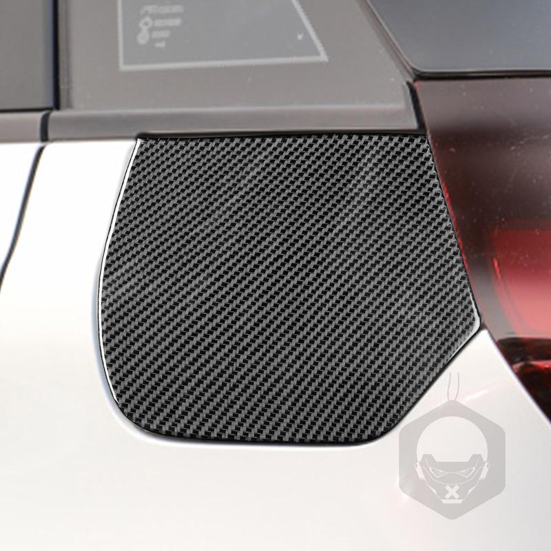 Real Carbon Fiber Car Accessories Fuel Gas Caps Decorative Trim Cover Soft Sticker For Honda Fit /Jazz GR9  2024 2025