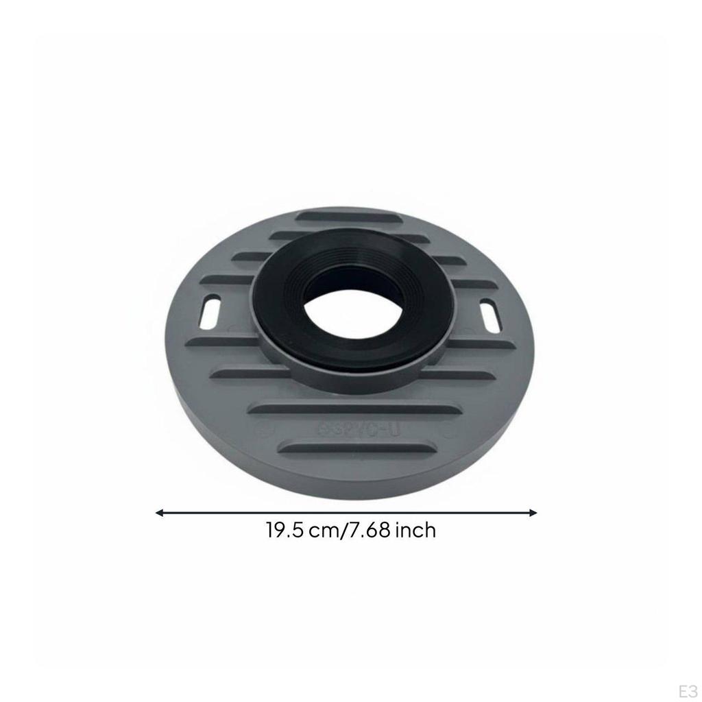 Toilet Flange Seal Easy Installation PVC Plate Offset Function for Plumbers, DIY