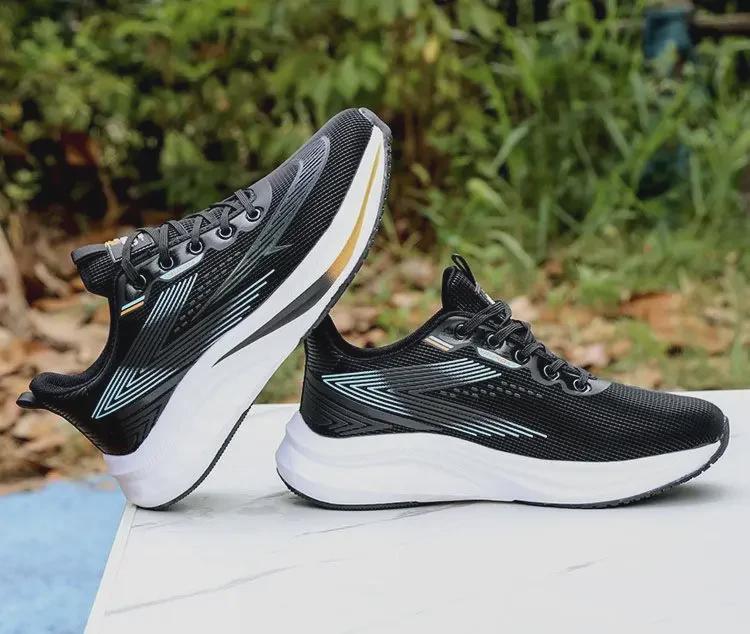 Men's 2025 Autumn Waterproof Leather Running Shoes - Ultra-Light, Trendy Sports Footwear for Students