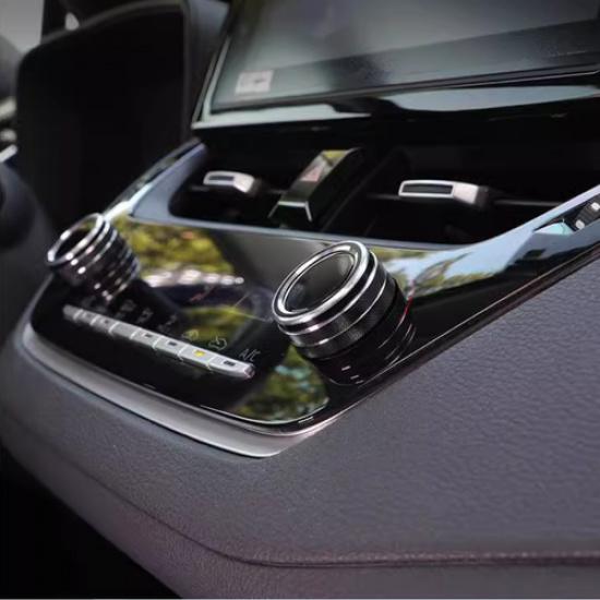 Schwarze Auto-Konsolen-Klimaanlagen-Knopf-Verkleidung für Toyota Corolla Cross -2024