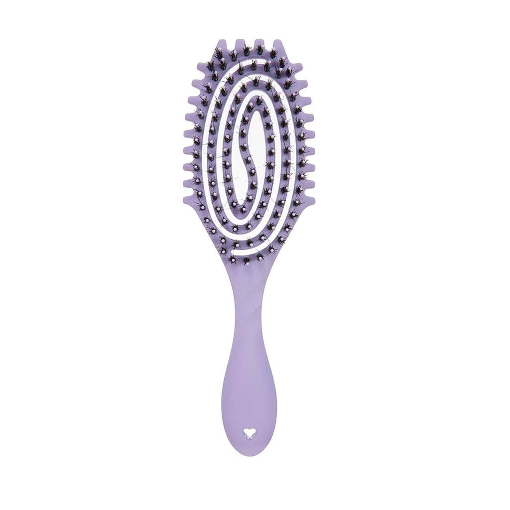 Cross-Border Bounce Large Wave Styling Comb - Fluffy, High Skull Top, Hollowed Rib Massage Brush