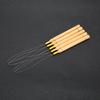5pcs Hair Extensions Loop Needle Wooden Threader Wire Pulling Hook Tool for Hair  Extension