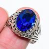 Natural Blue Topaz Gemstone 925 Sterling Silver Jewelry Ring Size 8.5 AR-18425