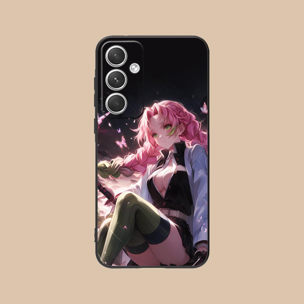 Demon Slayer Mitsuri Phone Case for Samsung Galaxy S25 S24 S23 S22 S21 S20 Note20 Plus FE Ultra Colour Protective Pretty Luxury