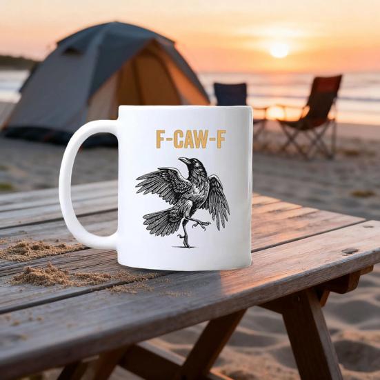 Funny Bird Ceramic Mug Large Capacity Handmade Coffee Cup Decorative Humorous Tea Mug for Home Office