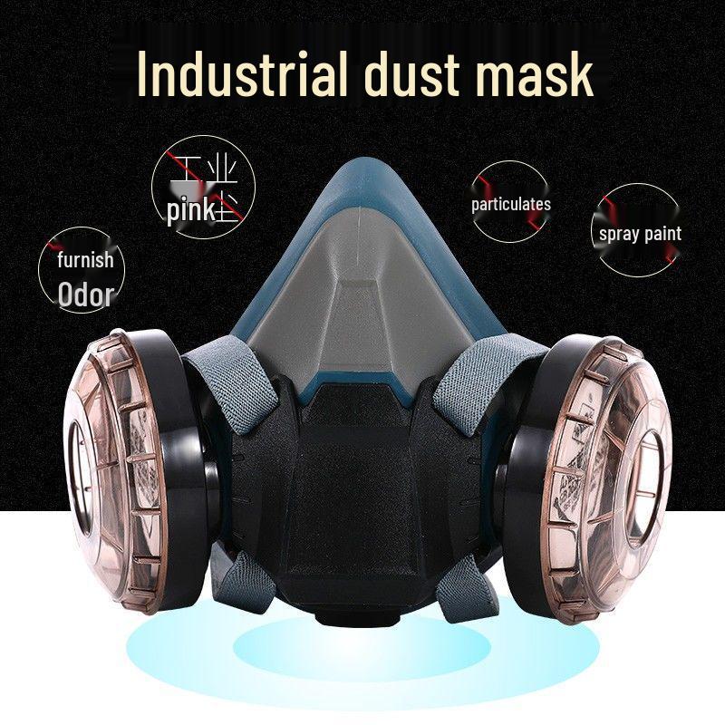 Dustproof High-Efficiency Full Face Mask with Cotton Filter for Industrial and Coal Mine Protection