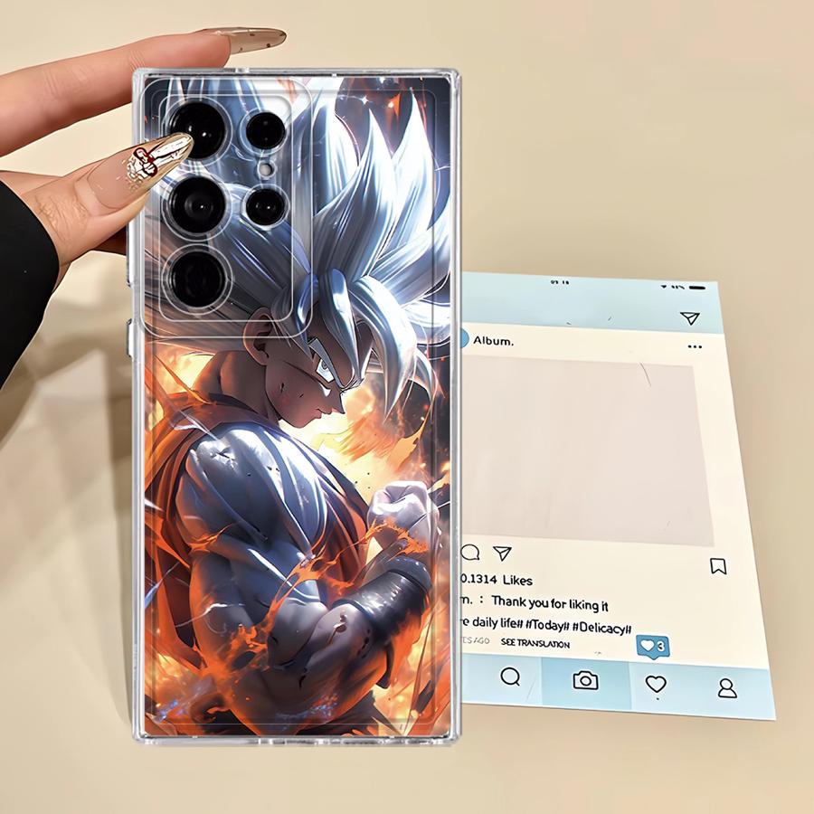 Phone Cover Case for Samsung Galaxy S20 Plus S21 S26 S23 Ultra Note 20 Ultra 10 S22 FE S25 Edge S24 Anime Dragon Ball