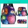 Brain Out Inside Characters Kids School Backpack Set For Elementary Students