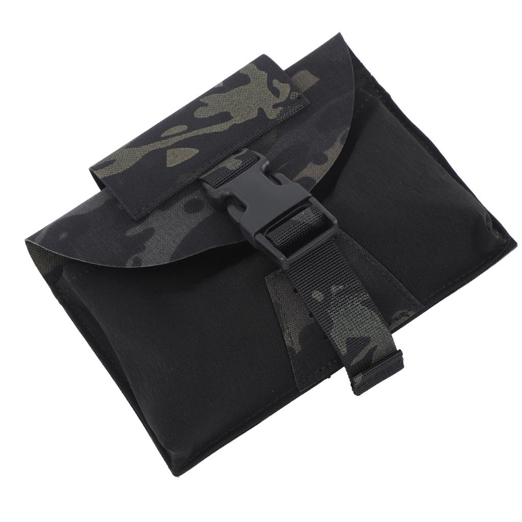Molle Medical Pouch Multifunctional Wide Adaptability Nylon Cloth Military Belt Bag for Emergency Black CP