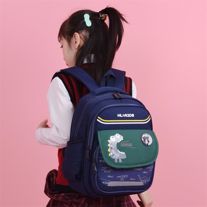 Cute Animal Print Breathable Oxford Cloth Backpack For Kindergarten And Early Grades