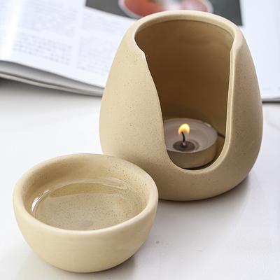 Ohřívač voskových meltů Ručně vyráběný betonový hořák na voskové melt Melt Burner Hořák na esenciální oleje pro meditaci Jógu Domácí dekorace Držák na vonné tyčinky