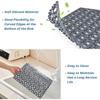 JUSTOGO Sink Protector for Kitchen, 29.5" X 15.6" Silicone Mat Grid for Stainless Steel Sink with Rear Drain, Heat Resistant Drying Mat
