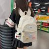 Schoolbag High-value Schoolbag for Female Junior High School Students Cute Japanese Transparent Pain Bag Large Capacity Backpack Student Small