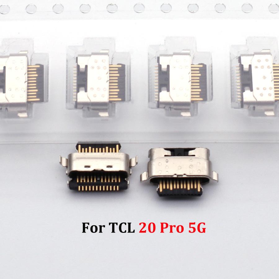 5PCS USB Charge Port Jack For TCL 10 Plus 10L 10SE 20 5G 20 Pro Se XE 20L 20R 20Y 30 40 405 408 Dock Connector Charging Socket