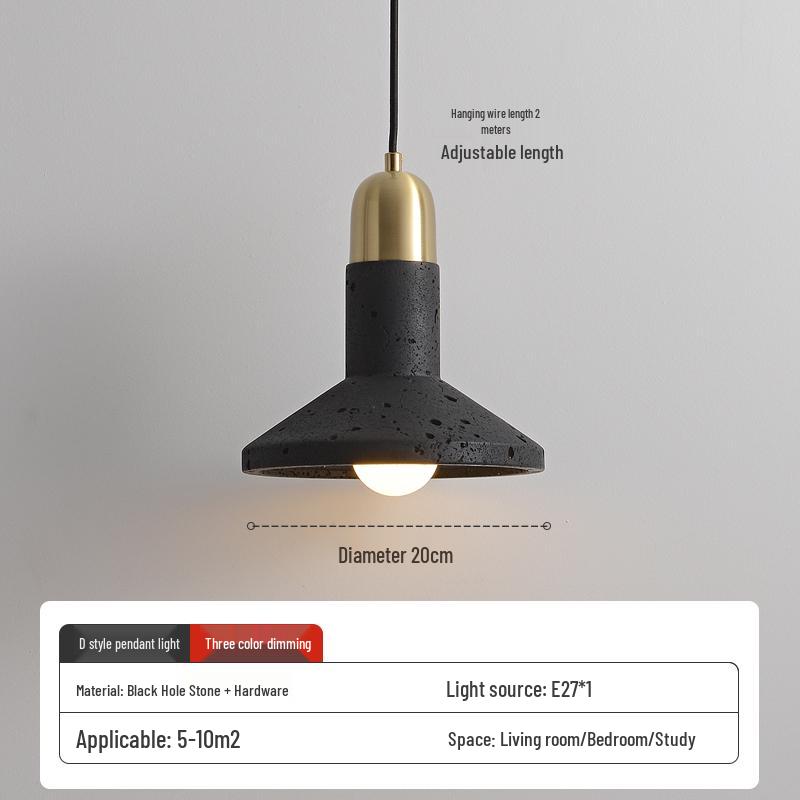 Wabi-Sabi Zen Pendant Light: Retro & Artistic Design for Restaurants, Living Rooms, and Bedrooms