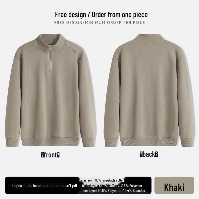 Custom Cotton Hoodie for Restaurant Waitstaff: Milk Tea, Coffee, BBQ - Autumn/Winter Workwear with Logo Print