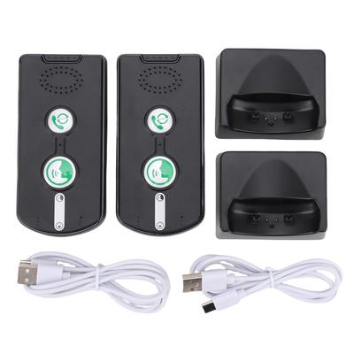 2 Way Wireless Intercom IP54 Rainproof One Click Operation Adjustable Volume Long Range Voice Intercom System for Home