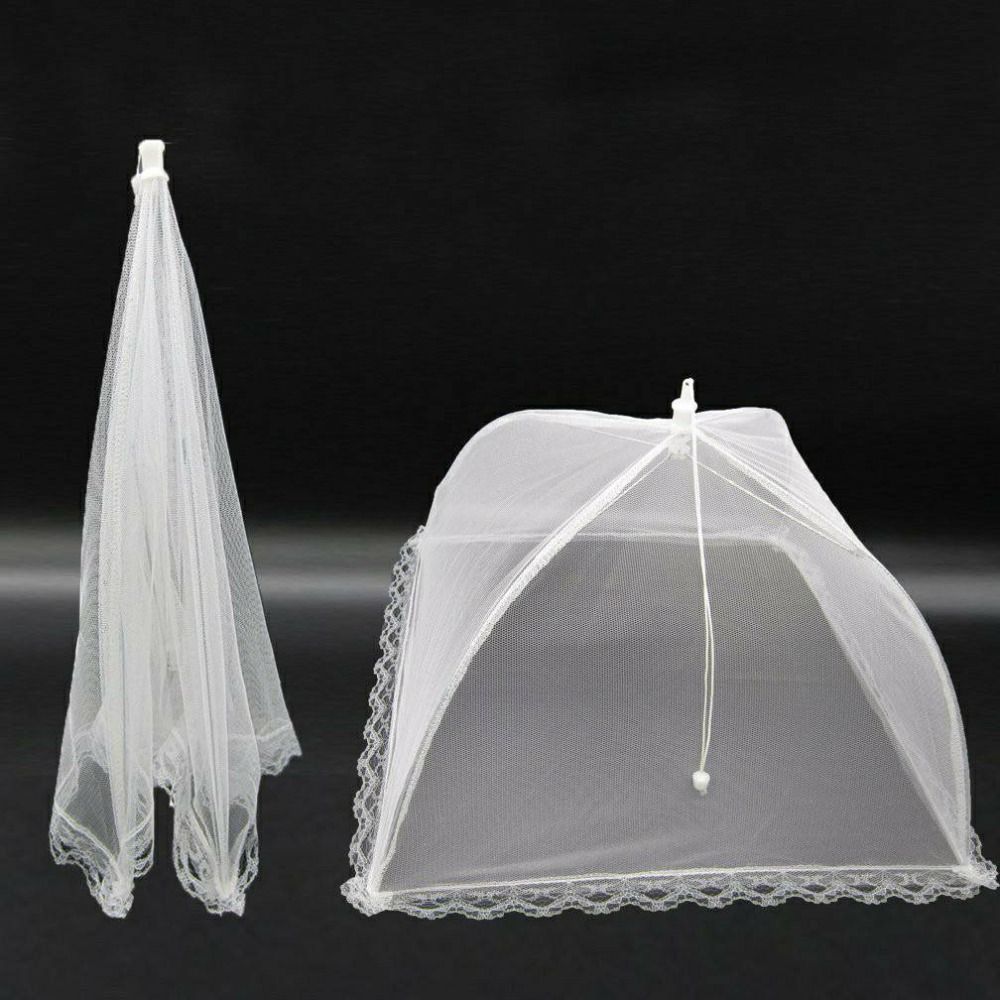 Durable Foldable Food Covers Anti Fly Mosquito Dustproof Vegetable Cover Umbrella Breathable Fruit Picnic Protect Net