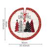 Party Decor Christmas Tree Skirt Merry Christmas Happy New Year Outdoor Blanket Snowman Santa Elk Home Supplies Xmas Floor Cover
